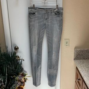 Elie Tahari gray ladies skinny jeans size 8